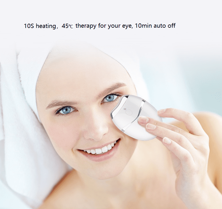 SCPCODE Nano-spray Facial and Eyepiece Humidifier,Hot Compress Therapy, Portable, Green, 86x63x33mm