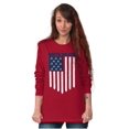 thumbnail image 4 of Unity Freedom Patriotic American Flag Long Sleeve TShirt Men Women Brisco Brands S, 4 of 6