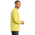 thumbnail image 3 of Port & Company Tall Long Sleeve Essential Tee-2XLT (Yellow), 3 of 6