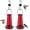 Red, variant on Kingsyard 18.6 oz Red Ombre Glass Hummingbird Feeder, 5 Yellow Ports, Ant Moat Included