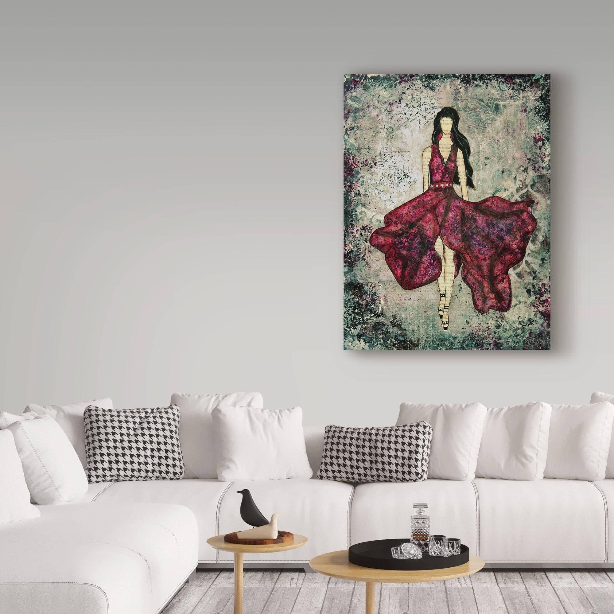 Trademark Fine Art 'Fashionista' Canvas Art by Janelle Nichol