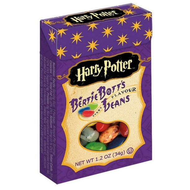 Harry Potter Bertie Botts Every Flavor Beans, 1.2oz boxes 6 Pack
