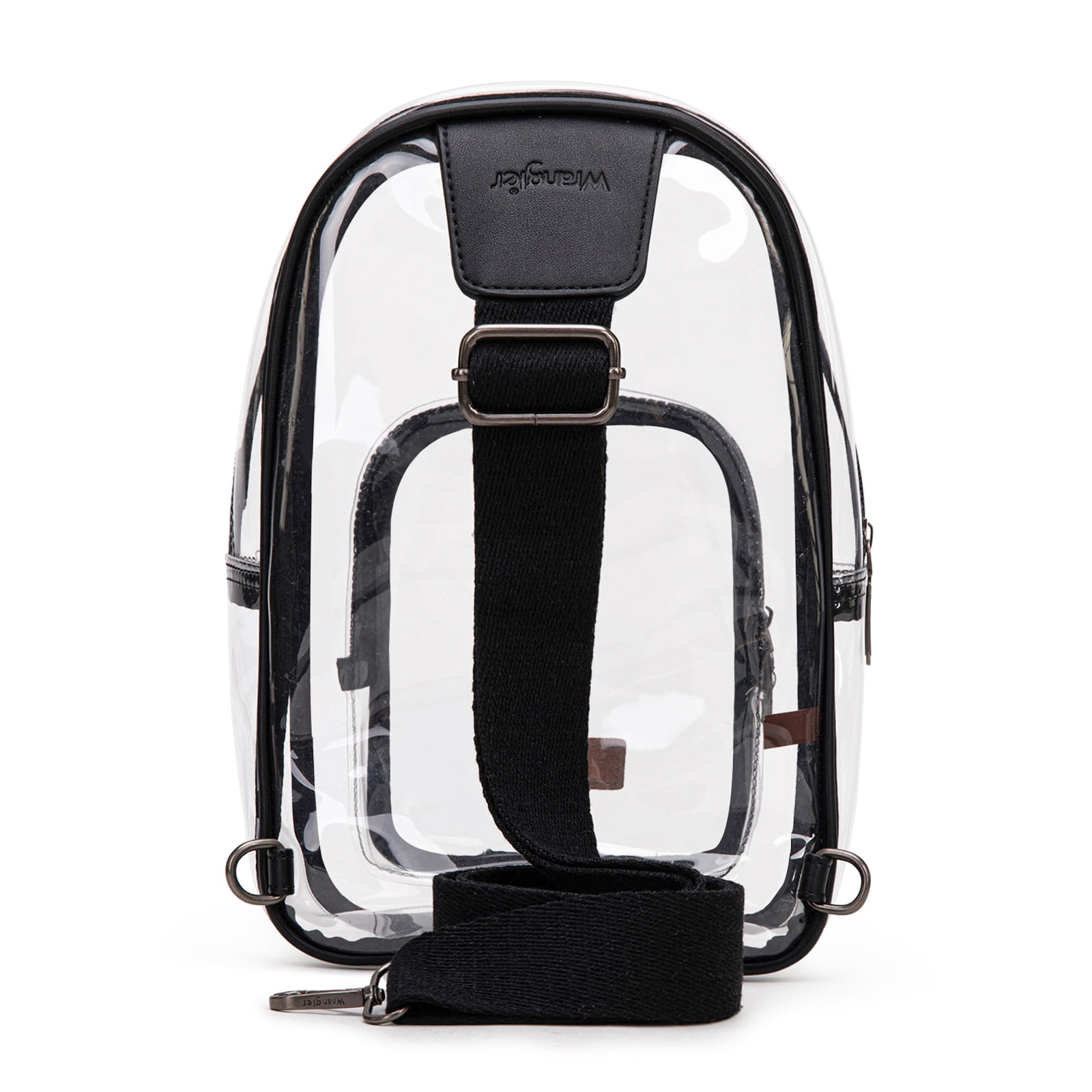 Wrangler Crossbody Clear Sling Bags for Women Stadium Approved Cross Body Purse for Sports Events Concerts