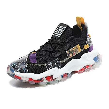 

Men‘s Trendy Woven Knitted Shoes Sneakers For Running Tennis Walking