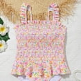 thumbnail image 4 of XIYNBAOK One Piece Swimsuit Girl Girls One Swimsuits Size 14-16 5t Girls Clothes Girls Size 8 Swimsuit Girls Swim Suits 14-16 Mommy and Me Matching Swimsuits Teen Girl Bikini Sets Tankini, 4 of 5