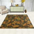 thumbnail image 3 of SKYSONIC Camouflage Pattern Area Rug Carpet 60x48 inch Light Weight Polyester for Living Bedroom, 3 of 6