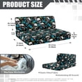 thumbnail image 7 of XYZCANDO Rose Skull RV Dinette Cushion Covers Daisy RV Accessories Universal Cushion Covers for Couches and Sofas Comfortable Loveseat Sofa Chair Cover Furniture Protector Camper, 7 of 7