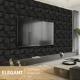 thumbnail image 2 of 20Pack 3D Wall Panels, 11.8"x11.8" Modern Geometric Wall Panel Interior Accent Wall Tiles for Living Room Hotel Office, Coving 19.4 Sq.Ft, 2 of 7