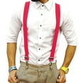 thumbnail image 5 of Men's Pants Brace Y-back Shape Suspenders Clip-On Elastic Strap 3 Clips, 5 of 8