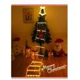 thumbnail image 4 of ddioayh 3.2M Santa Claus LED Ladder Lights with Timer, Outdoor Waterproof Christmas Tree Decoration for Holiday Home Decor (PVC Material, USB/Battery Operated), 4 of 6