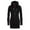 Black, variant on Bibifish Womens Long Hoodies Solid Zipper Front Drawstring Detail Long Sleeve Hoodies Slim Fit Casual Warm Cozy Spring Fall Long Length Hoodie Jackets