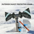 thumbnail image 6 of Outdoor Faucet Covers 1 Pack with Reflective Strips, 6.3x8.3 Inch Waterproof Insulated Spigot Covers, Reusable Freeze Protection for Outdoor Faucets, 6 of 9