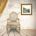 thumbnail image 3 of Arctic Frame  12x12 Gold Ornate Wood Framed with Double Matting Museum Art Print Titled - Illustrated Italian Landscape VIII, 3 of 4