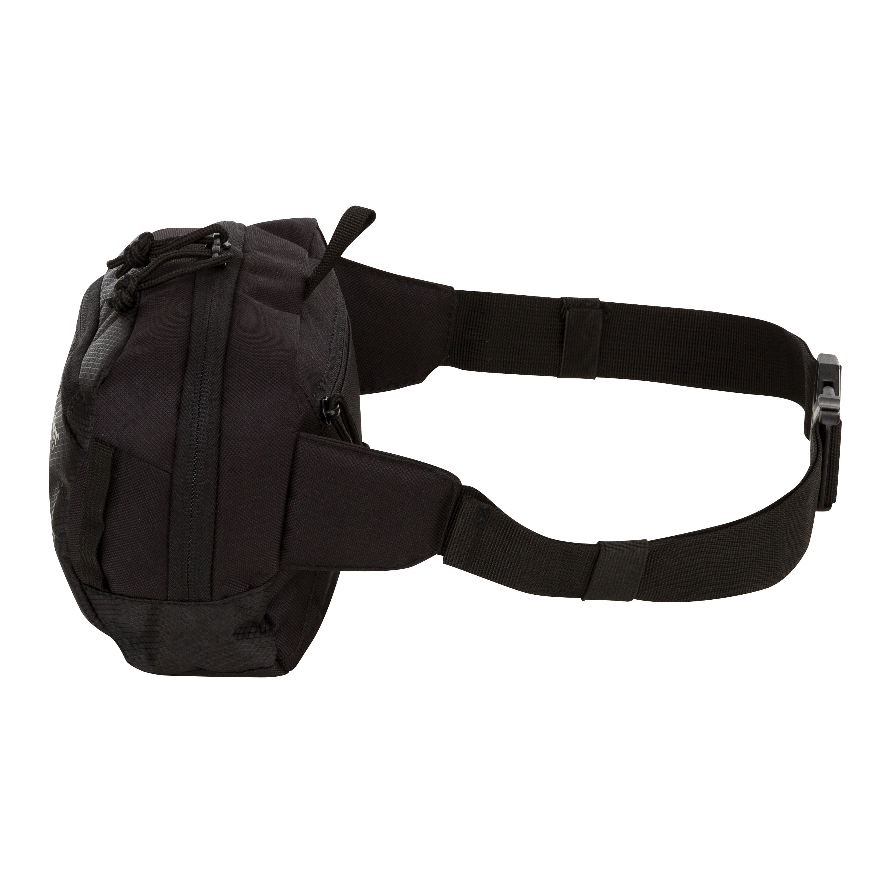 Outdoor Products Essential 2 L on Waist Pack Fanny pack, Black, Unisex, Polyester Zipper