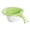 Green, variant on Magnetic Sink Drain Basket, One Press Dump Residue Strainer, Kitchen Food Scrap Separator Filter for Leftovers