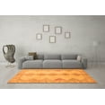thumbnail image 3 of Ahgly Company Indoor Rectangle Abstract Orange Modern Area Rugs, 2' x 5', 3 of 4