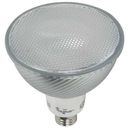 - GE LIGHTING Screw-In CFL,Non-Dimmable,2700K,PAR38 FLE23/2PAR38FLCD