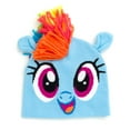 thumbnail image 2 of My Little Pony Rainbow Dash Unicorn Pullover Fleece Sweatshirt and Cosplay Hat Toddler to Big Kid, 2 of 5