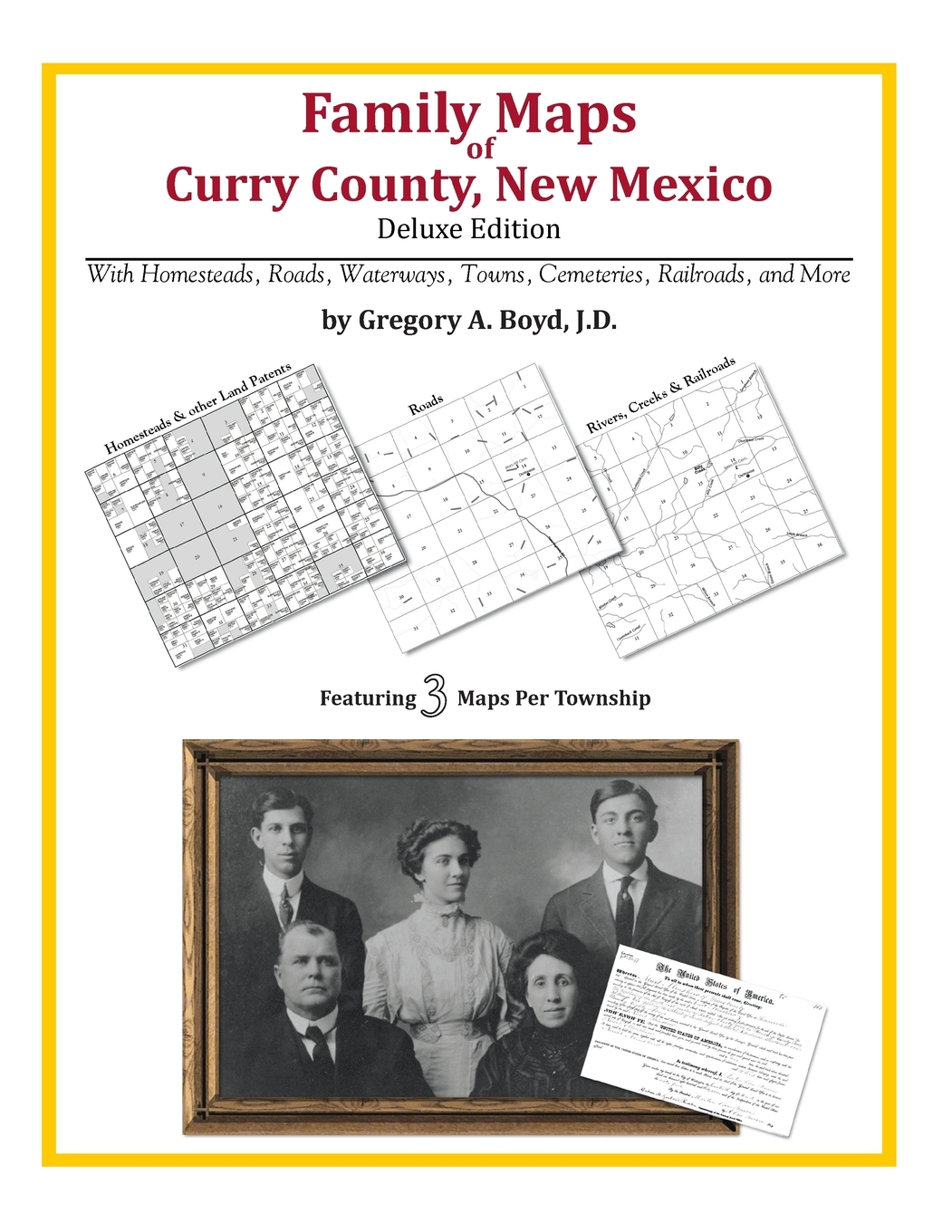 Family Maps of Curry County, New Mexico (Paperback)
