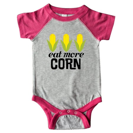 

Inktastic Eat More Corn Gift Baby Boy or Baby Girl Bodysuit