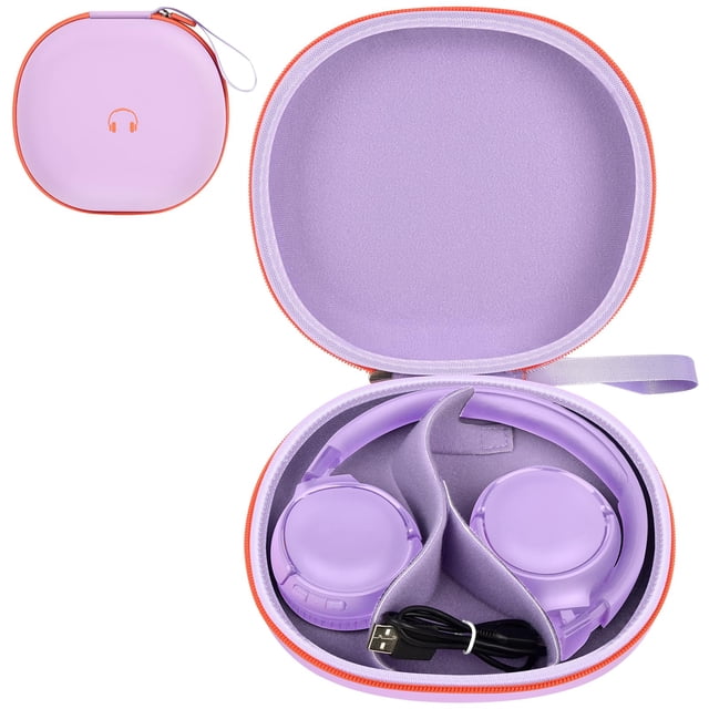 Estuche rígido Comecase para audífonos Bluetooth Tune 770NC color morado