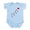 Sky Blue, variant on CafePress - Paw Prints To My Heart Infant Bodysuit - Baby Light Bodysuit, Size Newborn - 24 Months