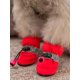 thumbnail image 3 of 1 Set Of 4 Pet Dog Soft-Soled Rain Boots, Teddy Pomeranian Vip Bichon Soft-Soled Rain Boots, Dog Foot Covers, Waterproof Reflective Outdoor Pet Shoes, 3 of 4