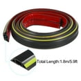 thumbnail image 3 of Uxcell 0.55"Wx0.27"H 5.9ft Floor Cord Cover Cable Protector Cable Management Black Yellow Line, 3 of 6