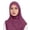 Purple, variant on Womens Chiffon Bubble Scarf Solid Color Hijab Summer Lightweight Shawl Wrap Malaysia Style Hijab Pashmina Army Green A