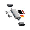 thumbnail image 1 of Wartleves Lector de tarjetas USB multifunción 7 en 1 Tipo-c3.0 Teléfono Computadora Universal N ¡CALIENTE!, 1 of 6