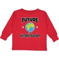 thumbnail image 3 of Inktastic Future History Teacher Boys or Girls Long Sleeve Toddler T-Shirt, 3 of 5