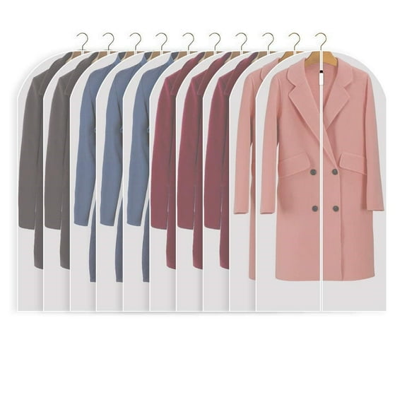 5 Pack 48'' Garment Bag for Hanging Clothes