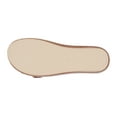 thumbnail image 5 of GC Shoes Womens Open Toe Wedge Sandals, Comfy Vegan Leather Slip On Low Heel Buckle Strap Slide Platform, Tan/Size 10, 5 of 5