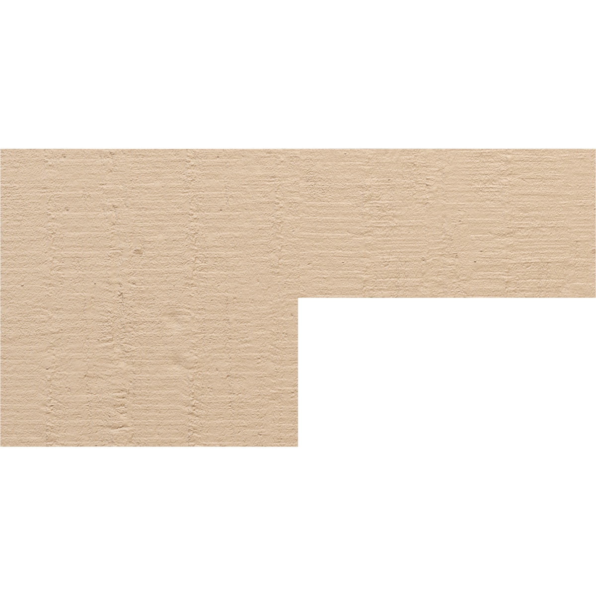 12"W x 24"D x 12"H Wide Chapel Hill Rough Cedar Woodgrain TimberThane Corbel, Primed Tan