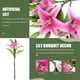 thumbnail image 3 of unbranded 4Ud Decorativo Artificial Rosado Fácil De Limpiar Y Usar En Bodas Y Celebraciones, 3 of 6