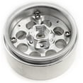 thumbnail image 6 of Lightweight & Durable Silver 1.9" Beadlock Wheels 4pcs SCX10 D90 TRX4 RC Crawler, 6 of 6