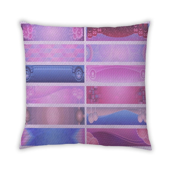 Ahgly Company Indoor Square Contemporary Throw Pillow, 18 inch by 18 inch