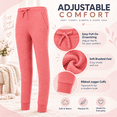 thumbnail image 2 of DARESAY Women’s Fleece Jogger Sweatpants 3-Pack with Pockets, Soft Casual Lounge & Workout Pants with Elastic Waist and Ribbed Cuffs, Sizes S–XXL, 2 of 8