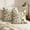 C, variant on 18x18 Inch Spring Floral Print Corduroy Pillow Covers, Decorative Throw Pillow Cases for Couch, Sofa, Bed