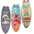 thumbnail image 2 of 3pcs Surfboard Wall Decorations Surfboard Wall Art Decor Outdoor Signs Party Decor, 2 of 2