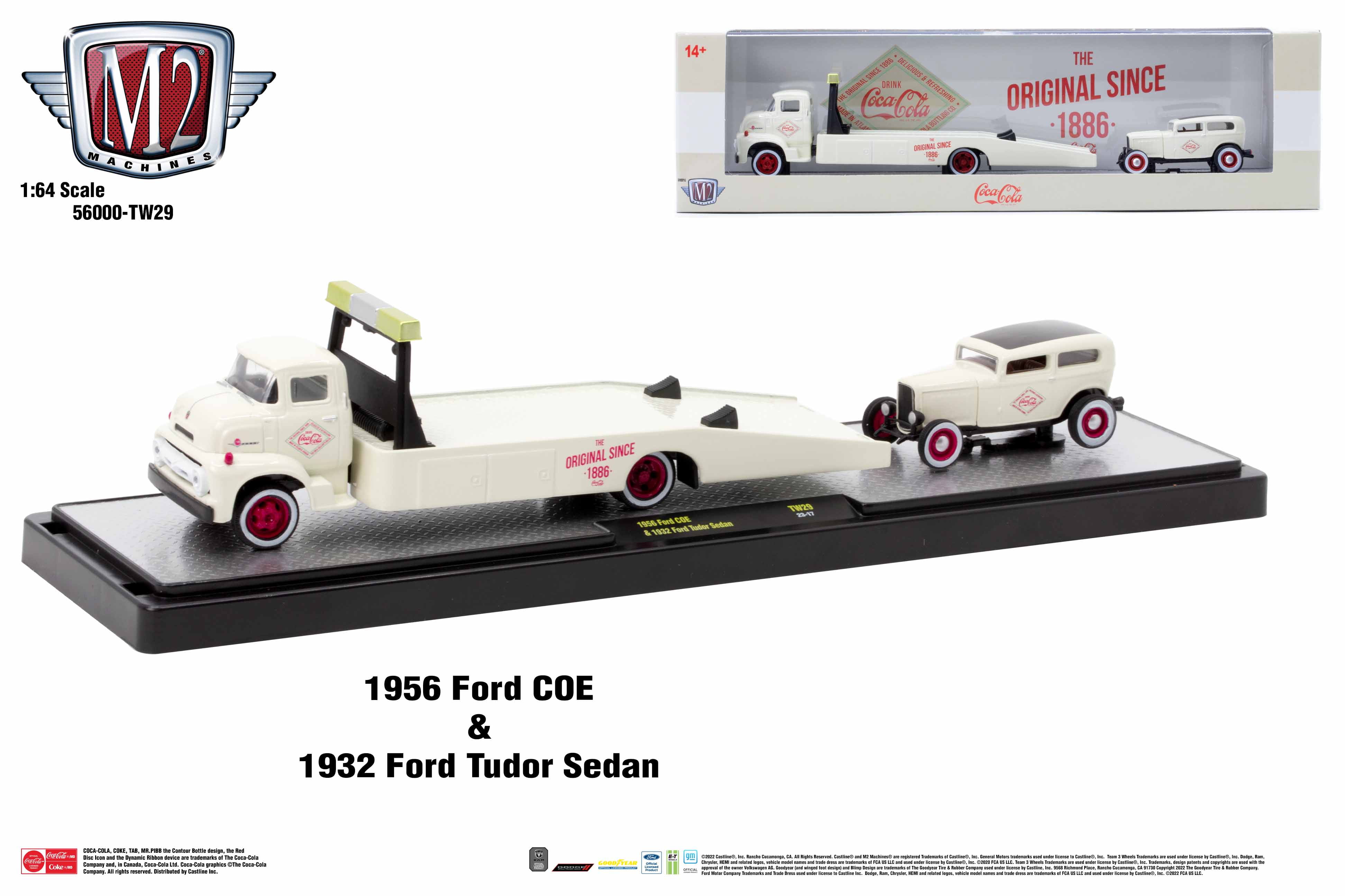 M2 Machines Auto Hauler 57 1958 Ford C-600 & 1956 Ford F-100