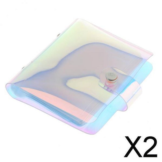 BELOVING 2x36Pocket Family Photo Album 3x2.5" Memo Book Postcard Card Ticket Storage 2 Pcs