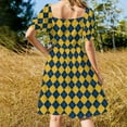 thumbnail image 3 of Morgantown - Argyle Sleeveless Dress luxury dresses sexy dress for women dress, 3 of 6