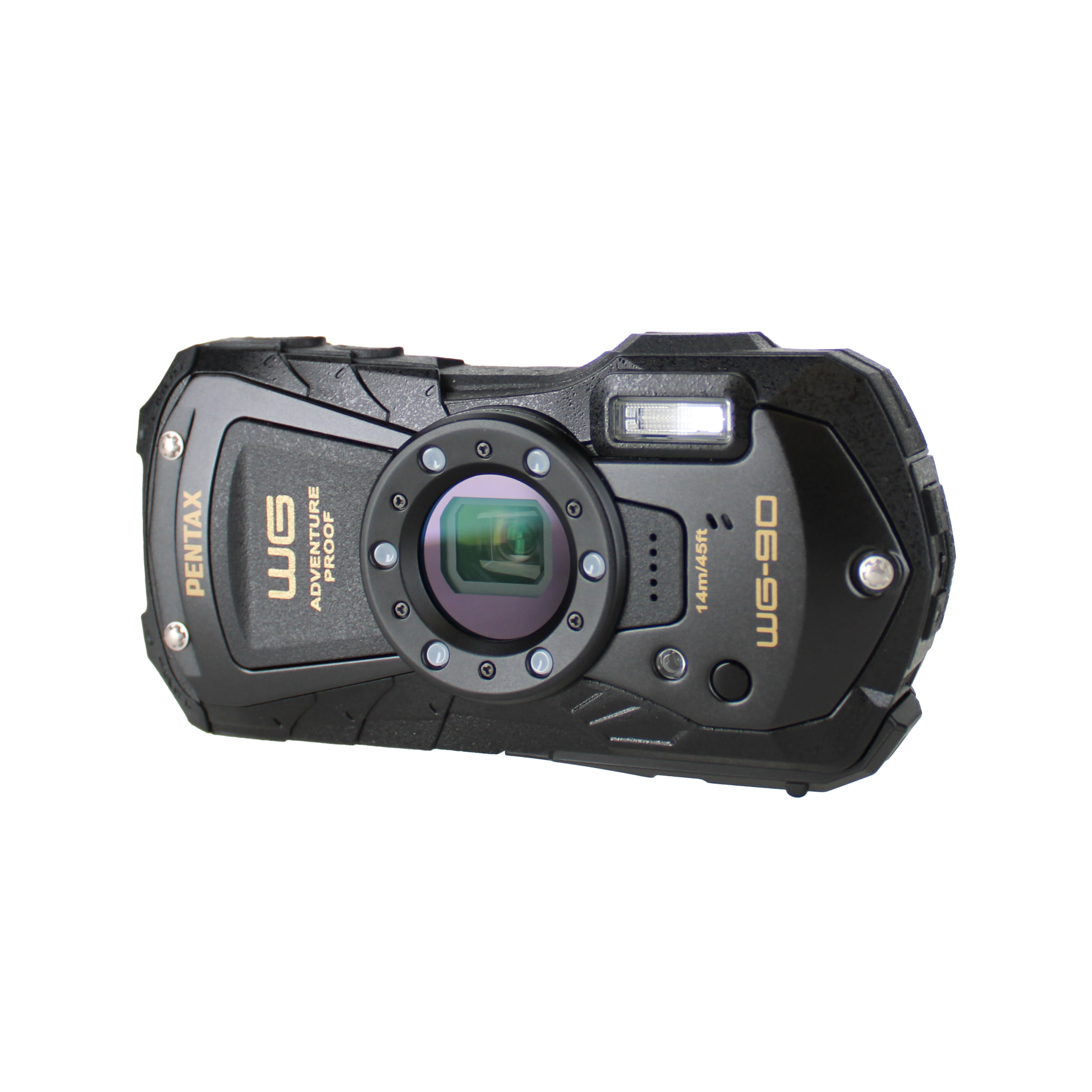 Ricoh Pentax WG-90 Waterproof, Shockproof, Dustproof, Freezeproof, Tough Digital Camera + More
