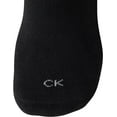 thumbnail image 4 of Calvin Klein® Men's 6 Pairs Cushion Black Sneaker Liner NO SHOW SOCKS, 4 of 8