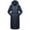 Navy, variant on Womens Winter Maxi Long Parka Coats Puffer Down Quilted Jacket with Hood