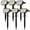 Warm, variant on Fratink Solar Lights Outdoor 8 pack, 65 LED IP65 Waterproof, 3 Modes 2-in-1 Landscape Solar Spotlight for Patio Pathway Yard (Cool White)