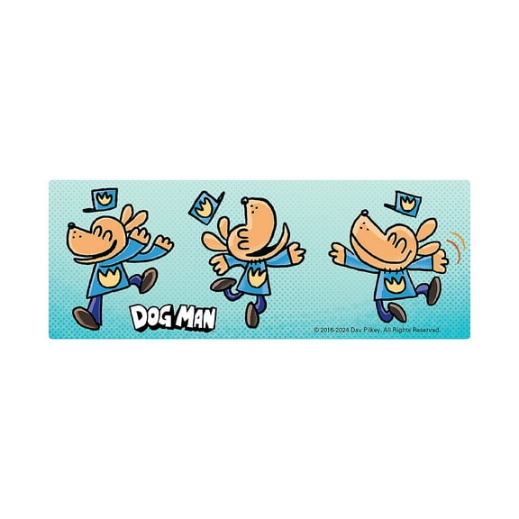 5" x 2" Dog ManTM Favor Stickers Candy Bar Labels - 12 Pc.