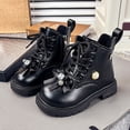 thumbnail image 5 of LvhaoGJOB Ankle Boots for Kids Comfortable Fit ankle boots Stylish Design kids ankle boots Non-Slip Platform Sole girls shoes Winter Everyday Wear Footwear Ankle Boots, 5 of 8