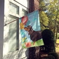 thumbnail image 2 of Happy Birthday Black and Tan Dachshund Flag Canvas House Size, 2 of 4